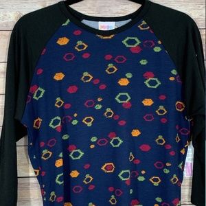 LuLaRoe Women's Randy Baseball Top